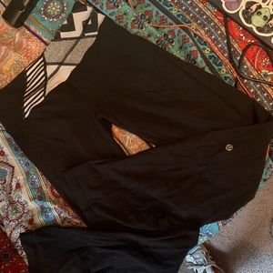 Lululemon reversible bootcut yoga pants